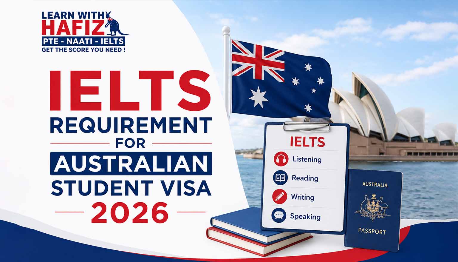 IELTS REQUIREMENT FOR AUSTRALIAN STUDENT VISA 2026