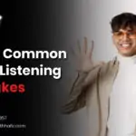 A student is raising hand to highlight top 5 common IELTS listening mistakes.